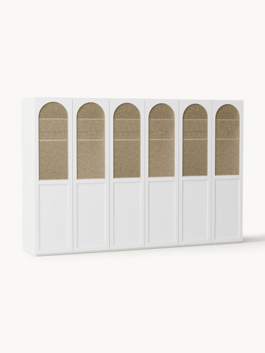 Jeanne Modular Hinged Door Wardrobe, 300 cm Wide, in various sizes