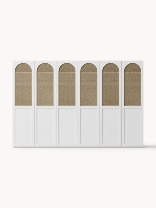Jeanne Modular Hinged Door Wardrobe, 300 cm Wide, in various sizes