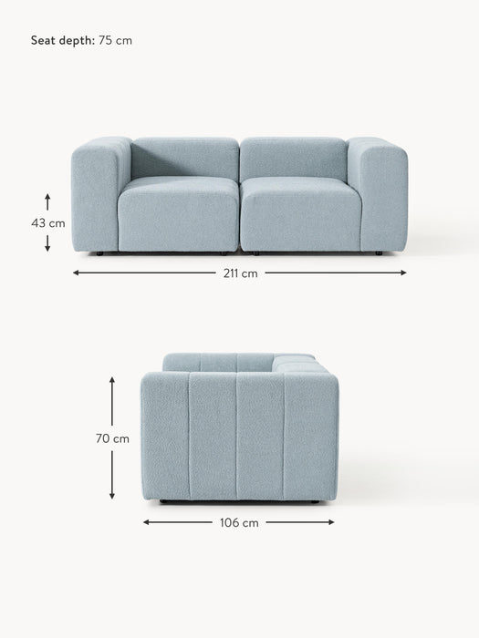 Boucl Modular Sofa Lena 2-seater