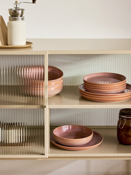 Soup Plates Havana with Reactive Glaze Set of 4