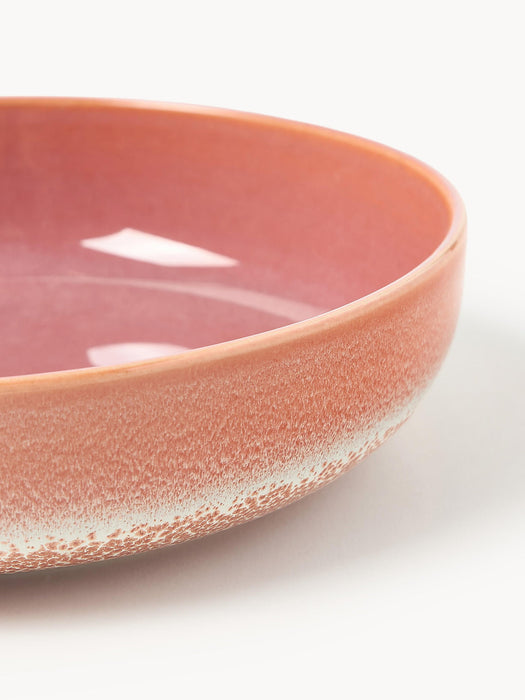 Havana Soup Plates with Reactive Glaze, Set of 4