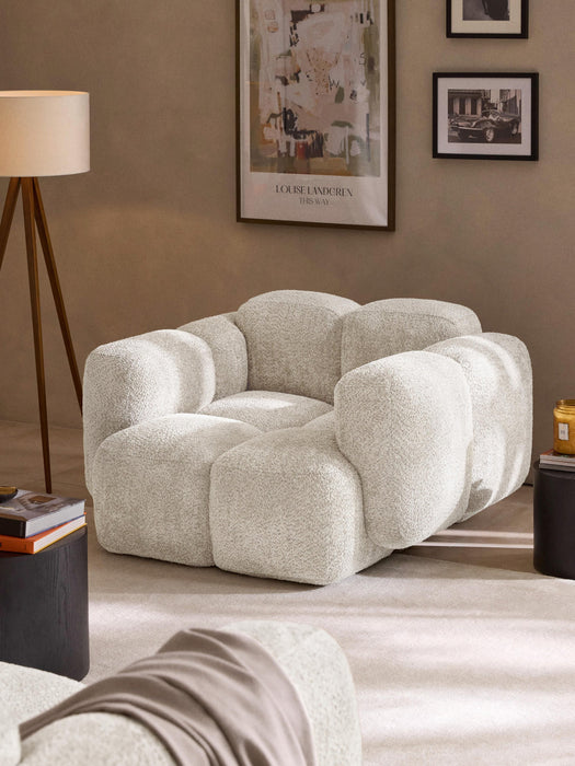Tayla Teddy BouclÃ© Lounge Chair