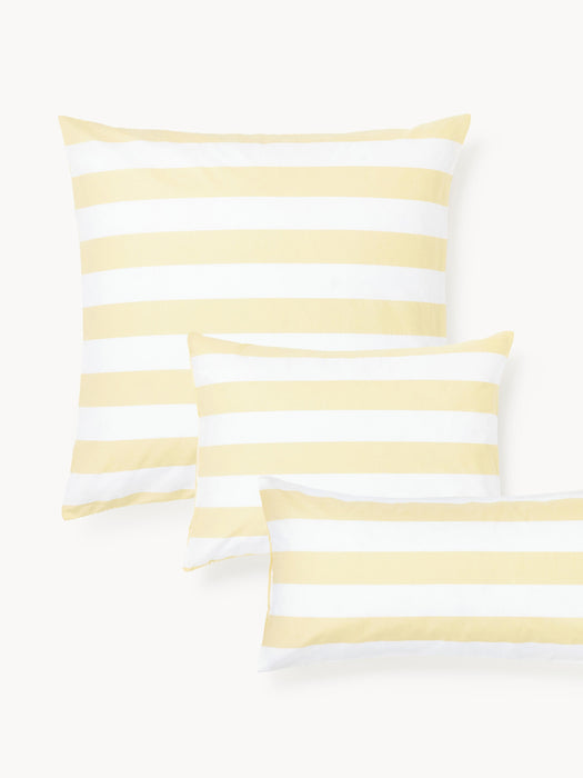Striped Cotton Reversible Pillowcase Lorena