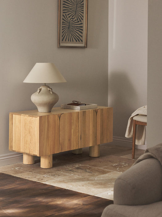 Oak Wood TV Stand Cadi