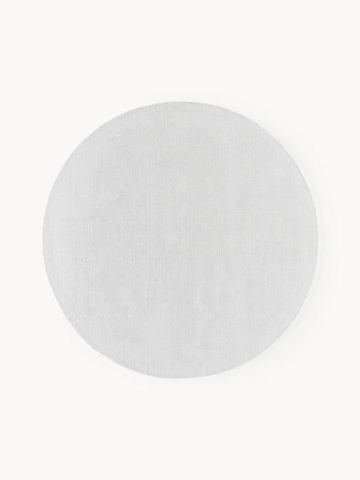 Round Hand-Woven Cotton Rug Lora