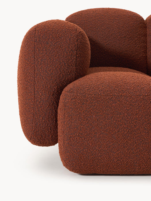 Boucl Modular Sofa Tayla 4-seater with Ottoman leftright
