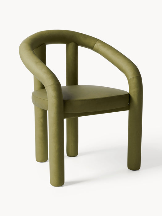 Velvet Arm Chair Calan