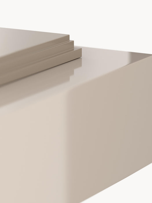Rectangular Coffee Table Alessa with Storage Space