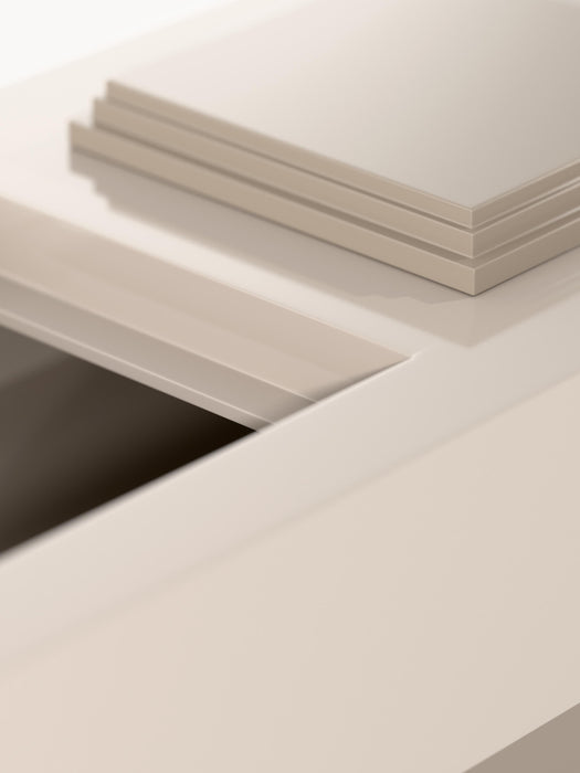 Rectangular Coffee Table Alessa with Storage Space