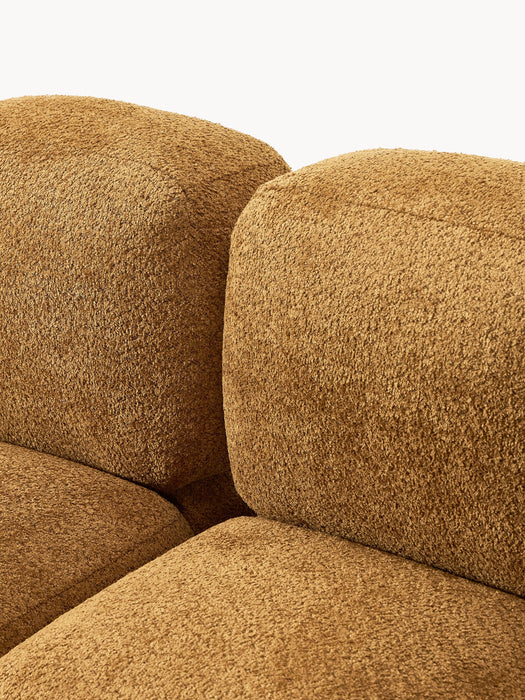 Modular Teddy-Boucl Sofa Tayla 4-seater