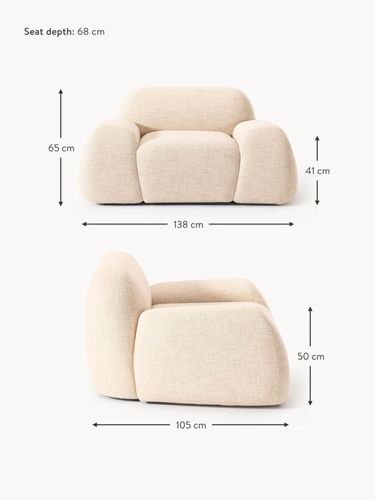 Boucl Lounge Chair Wolke