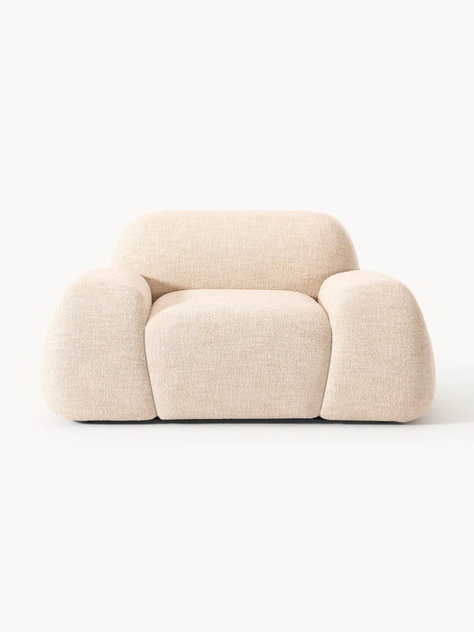 Wolke Bouclé Lounge Chair