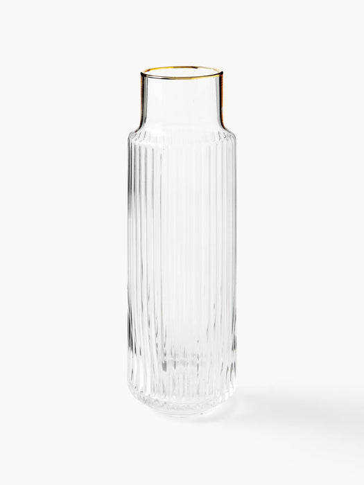 Mouth-Blown Carafe Aleo with Tumblers Set of 5