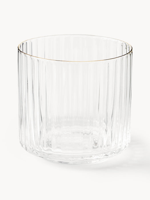 Mouth-Blown Carafe Aleo with Tumblers Set of 5