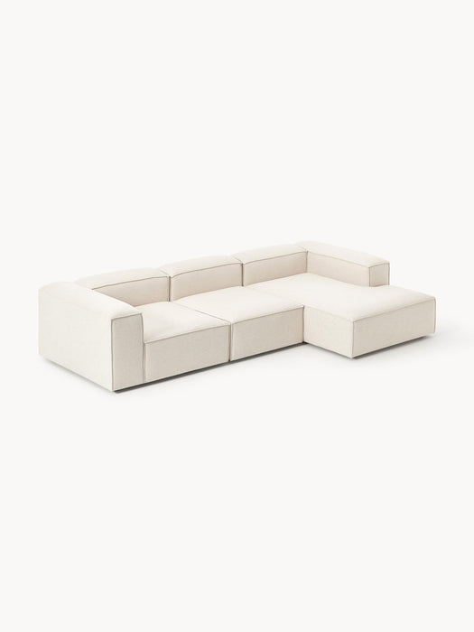 Lennon Linen Blend Modular Corner Sofa (4-seater)
