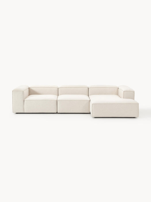 Lennon Linen Blend Modular Corner Sofa (4-seater)