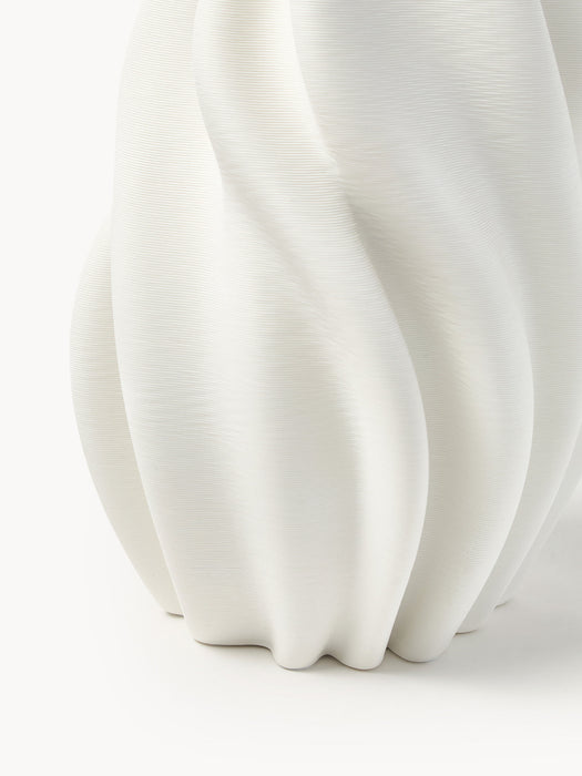 Lyria 3D Printed Porcelain Vase, H 40 cm