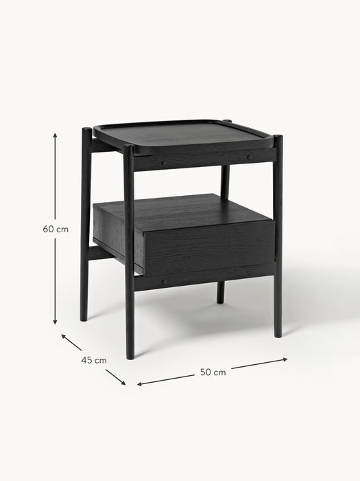 Wooden Bedside Table Libby