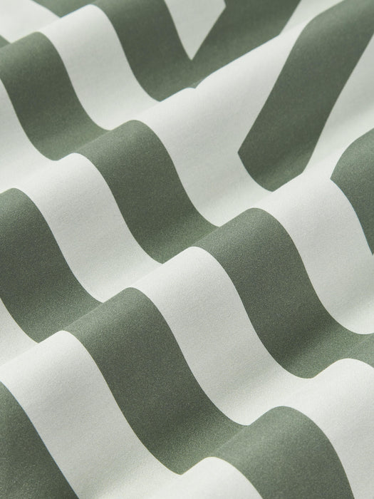 Striped Oxford Cotton Satin Duvet Cover Brendan