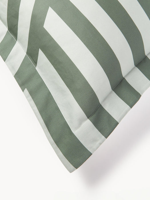 Striped Oxford Cotton Satin Duvet Cover Brendan