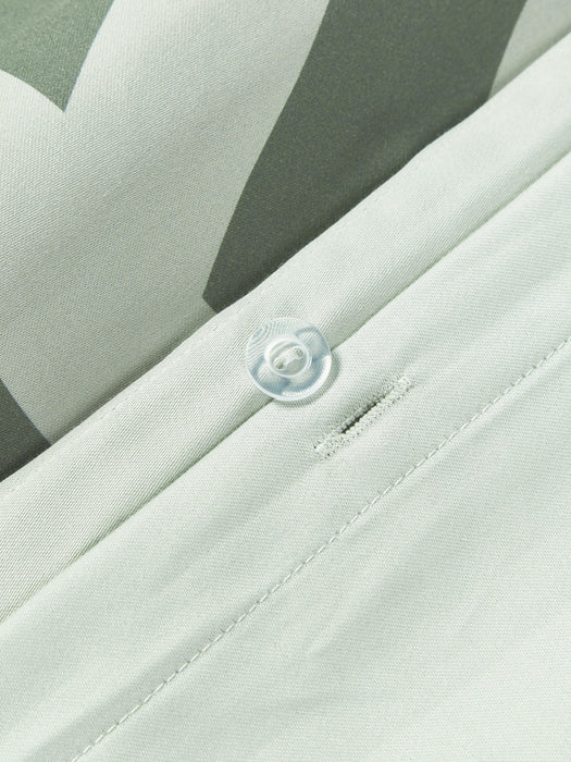 Striped Oxford Cotton Satin Duvet Cover Brendan