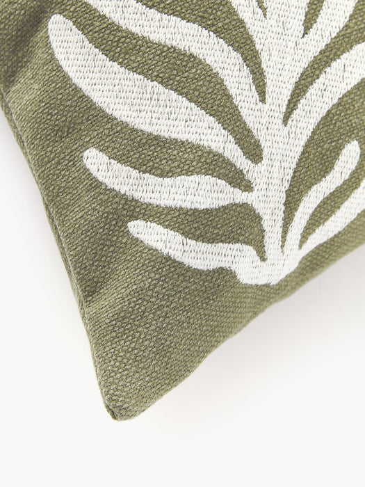 Aryna Outdoor Cushion Cover with Decorative Trim