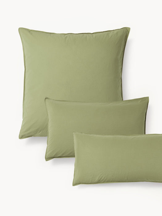 Washed Cotton Percale Pillowcase Debbie