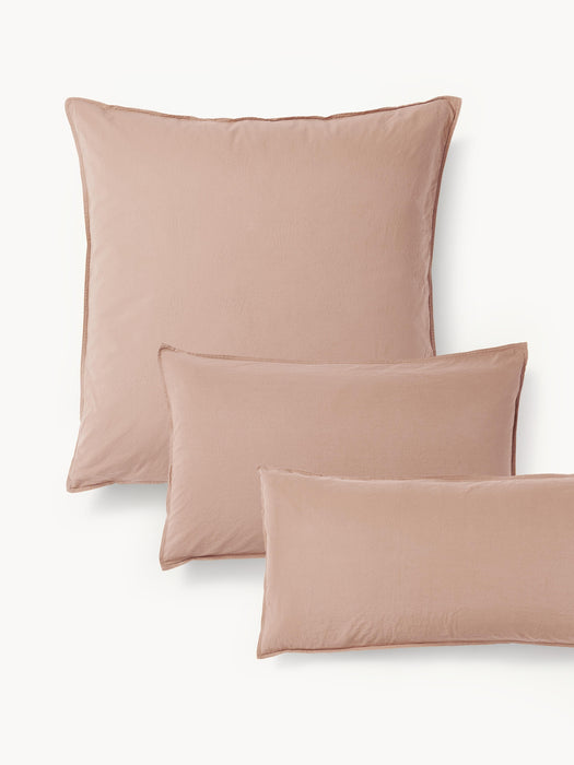 Washed Cotton Percale Pillowcase Debbie