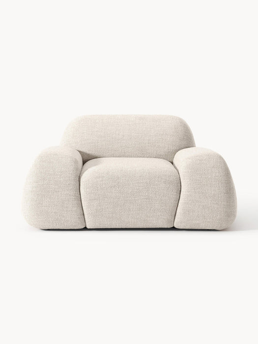 Wolke Bouclé Lounge Chair