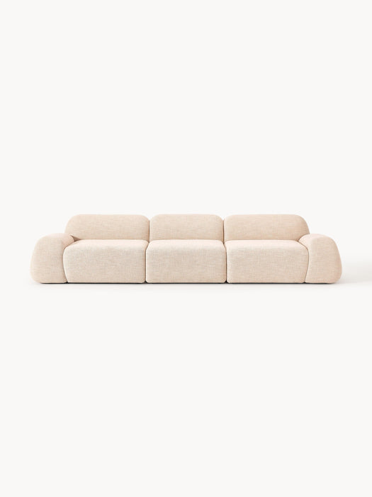 Modular Boucl Sofa Wolke 4-seater