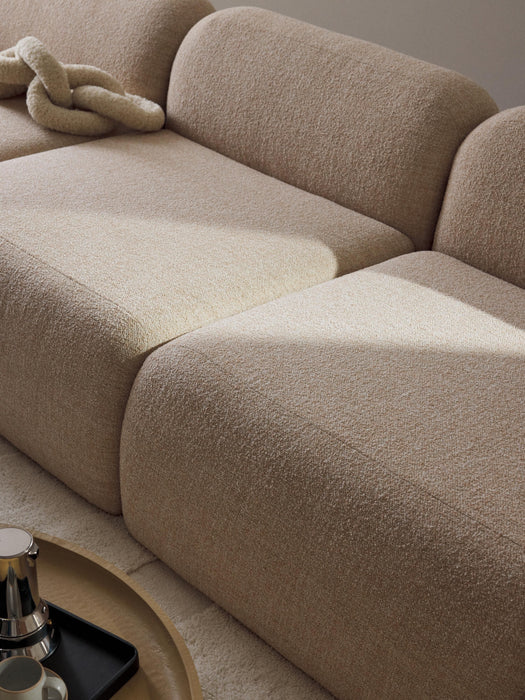 Modular Boucl Sofa Wolke 4-seater