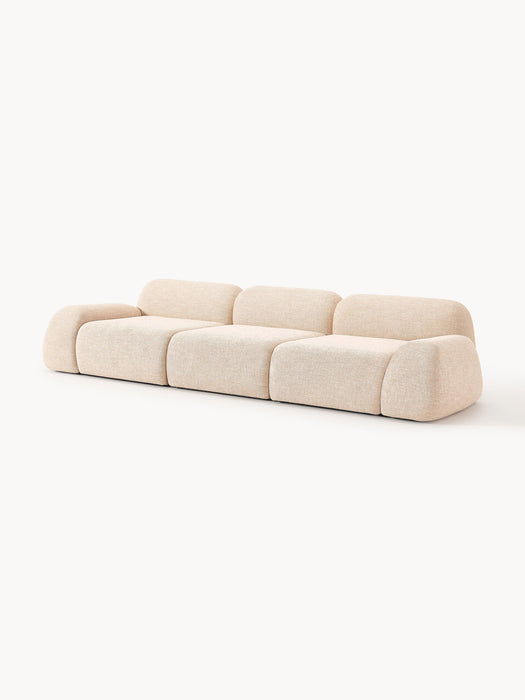 Modular Boucl Sofa Wolke 4-seater