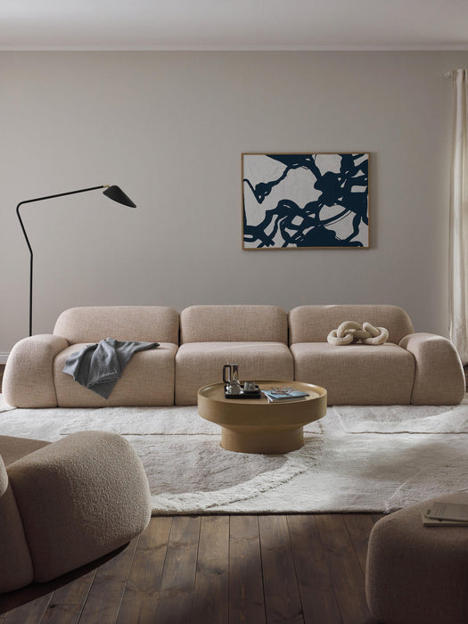 Wolke Modular Bouclé Sofa (4-seater)