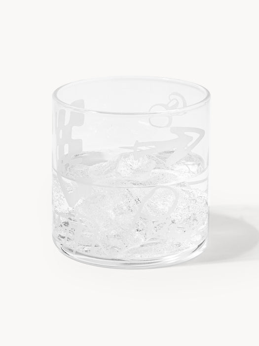 Crosby Studios Handmade Tumblers Cristal Set of 2