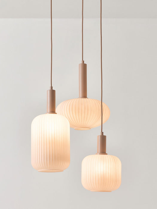 Candela Opal Glass Cluster Pendant Light
