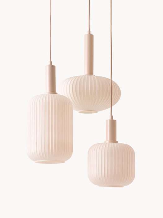 Candela Opal Glass Cluster Pendant Light