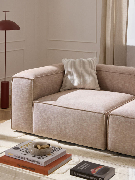 Linen Blend Modular Sofa Lennon 3-seater