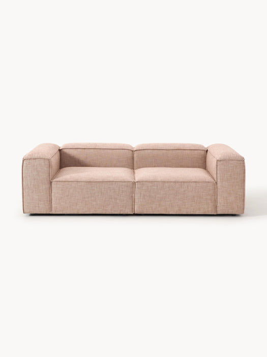 Linen Blend Modular Sofa Lennon 3-seater