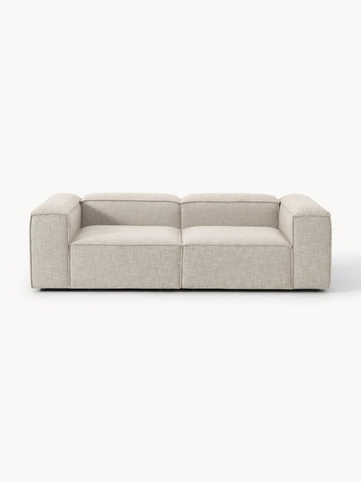 Linen Blend Modular Sofa Lennon 3-seater