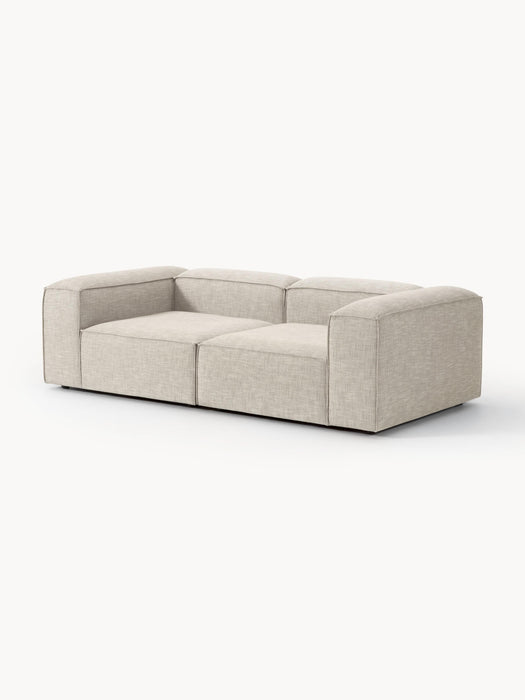 Linen Blend Modular Sofa Lennon 3-seater