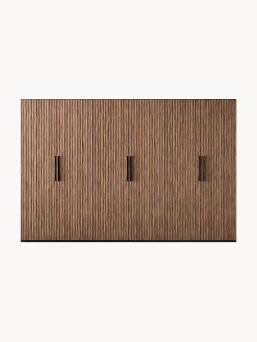 Simone Modular Revolving Door Wardrobe, 300 cm Wide, in various sizes