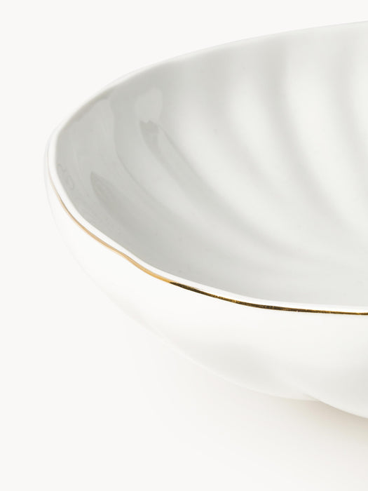 Porcelain Tableware Set Sali with Embossed Pattern 6 people Set of 30