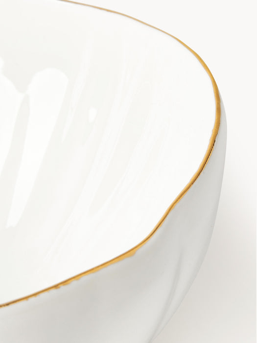 Porcelain Tableware Set Sali with Embossed Pattern 6 people Set of 30