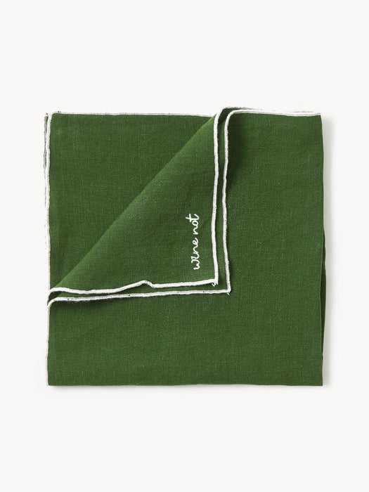 Cosmo Embroidered Linen Napkins, Set of 4