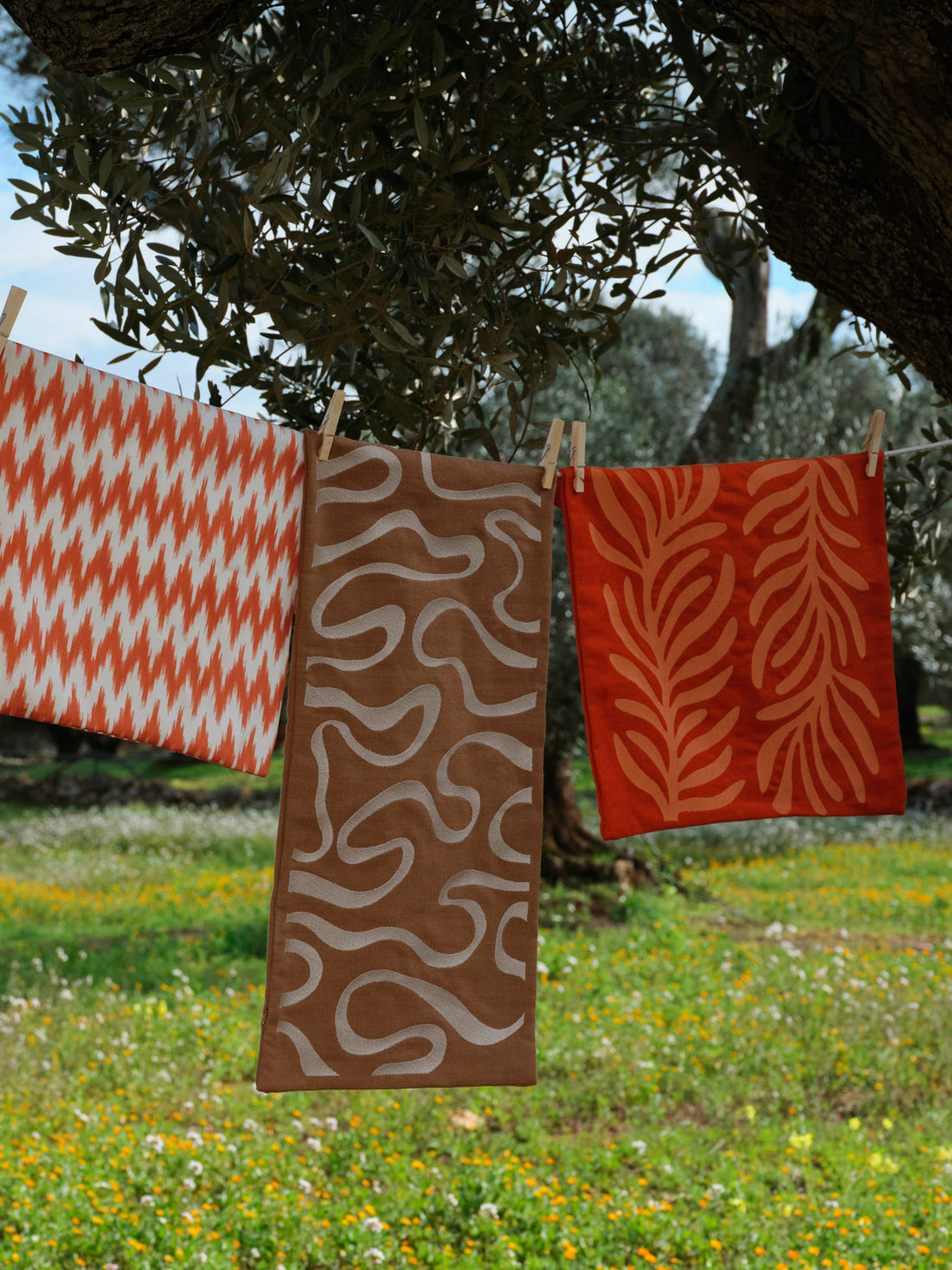 Aryna Outdoor Cushion Cover with Decorative Trim