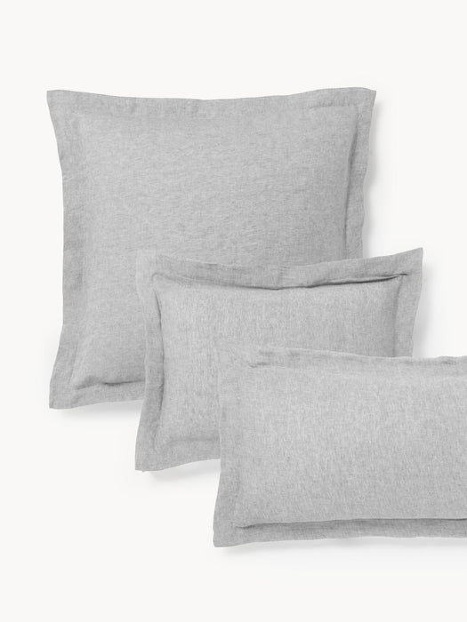 Linen Pillowcase Linna with Oxford Border
