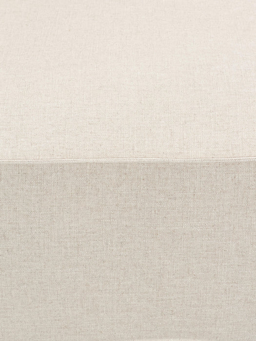 Linen Blend Modular Sofa Lennon 4-seater with ottoman leftright