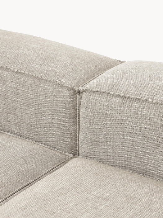 Linen Blend Modular Sofa Lennon 4-seater