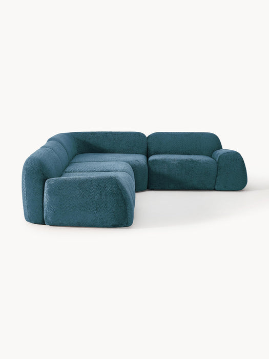 Wolke Modular Teddy Bouclé Corner Sofa (4-seater)