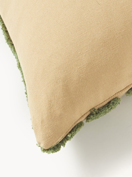 Cushion Cover Mareva with Tufted Wavy Pattern